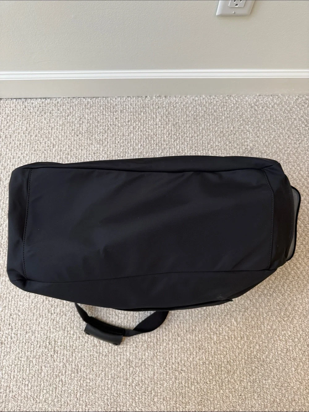 Away Black Men's Travel Duffel with Shoulder Strap